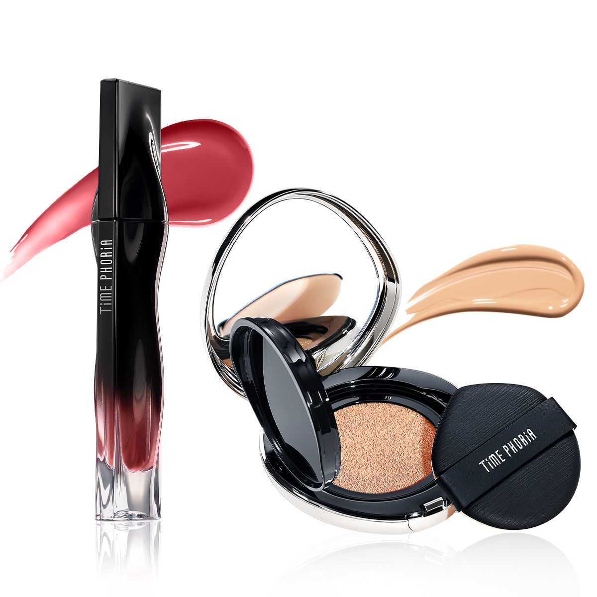 MAKEUP 2PCS-LIP STAIN & MATTE PERFECTION CUSHION