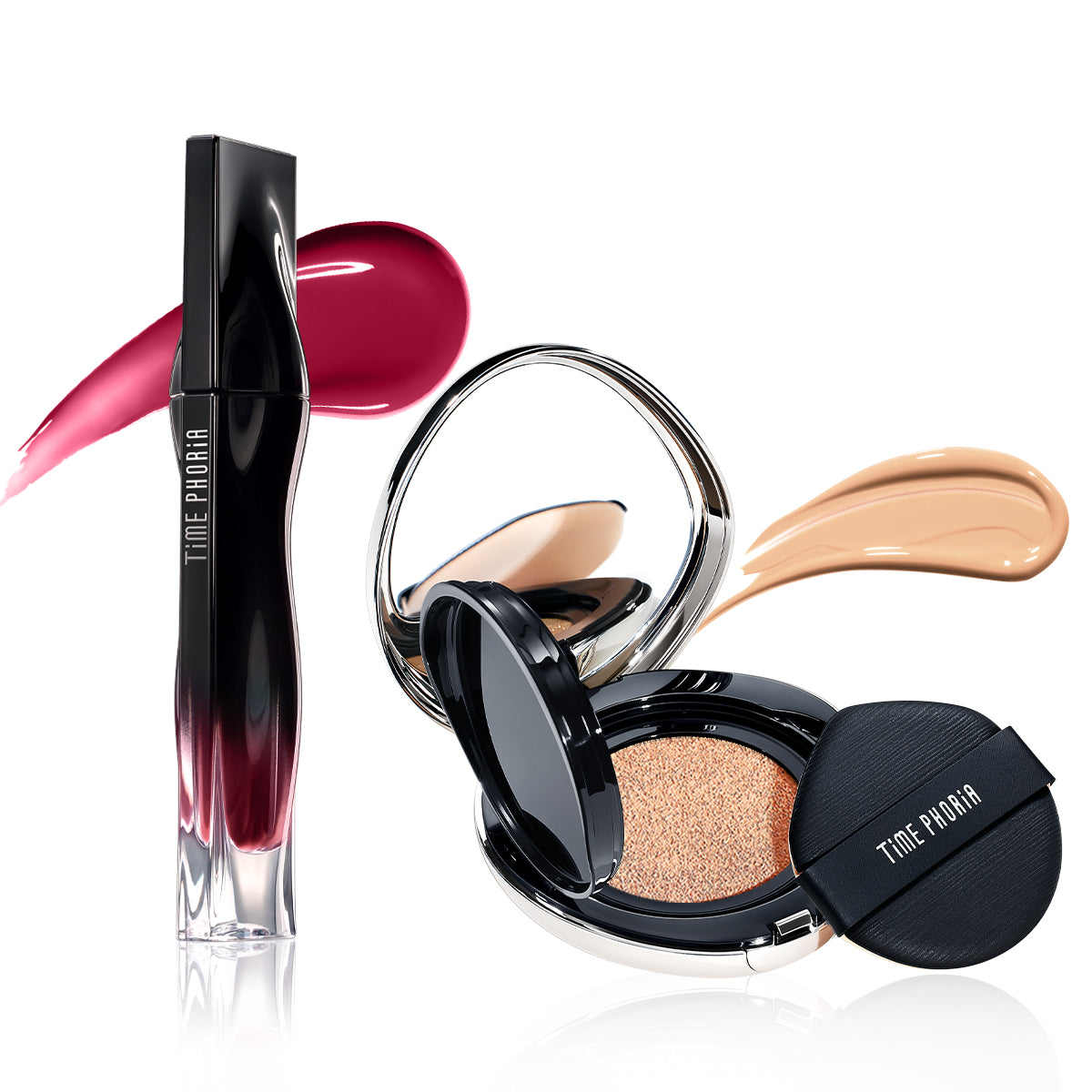 MAKEUP 2PCS-LIP STAIN & MATTE PERFECTION CUSHION