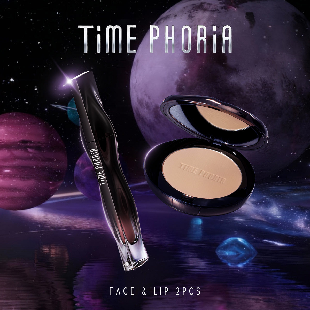 MAKEUP 2PCS-LIP STAIN & MATTE PERFECTION CUSHION