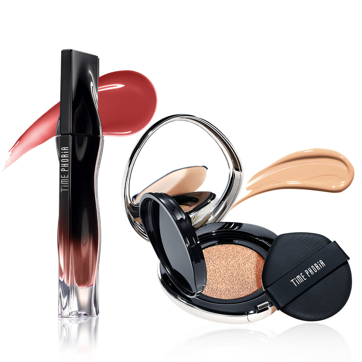 MAKEUP 2PCS-LIP STAIN & MATTE PERFECTION CUSHION