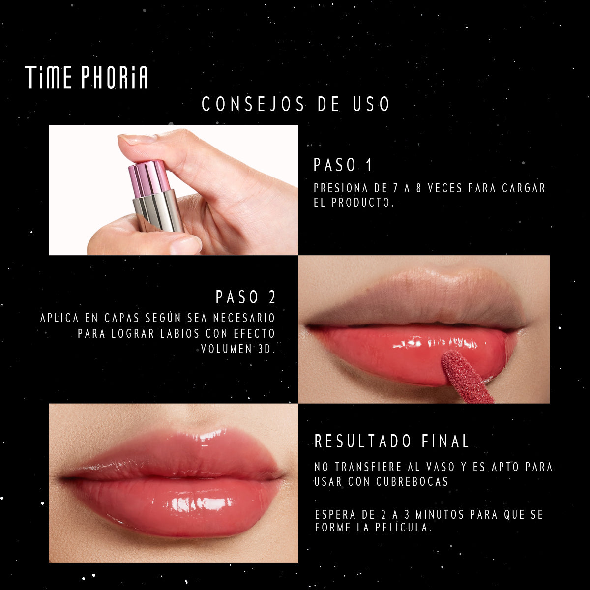 Spectra Labial Vinyl de Brillo Intenso y Sin Transferencia
